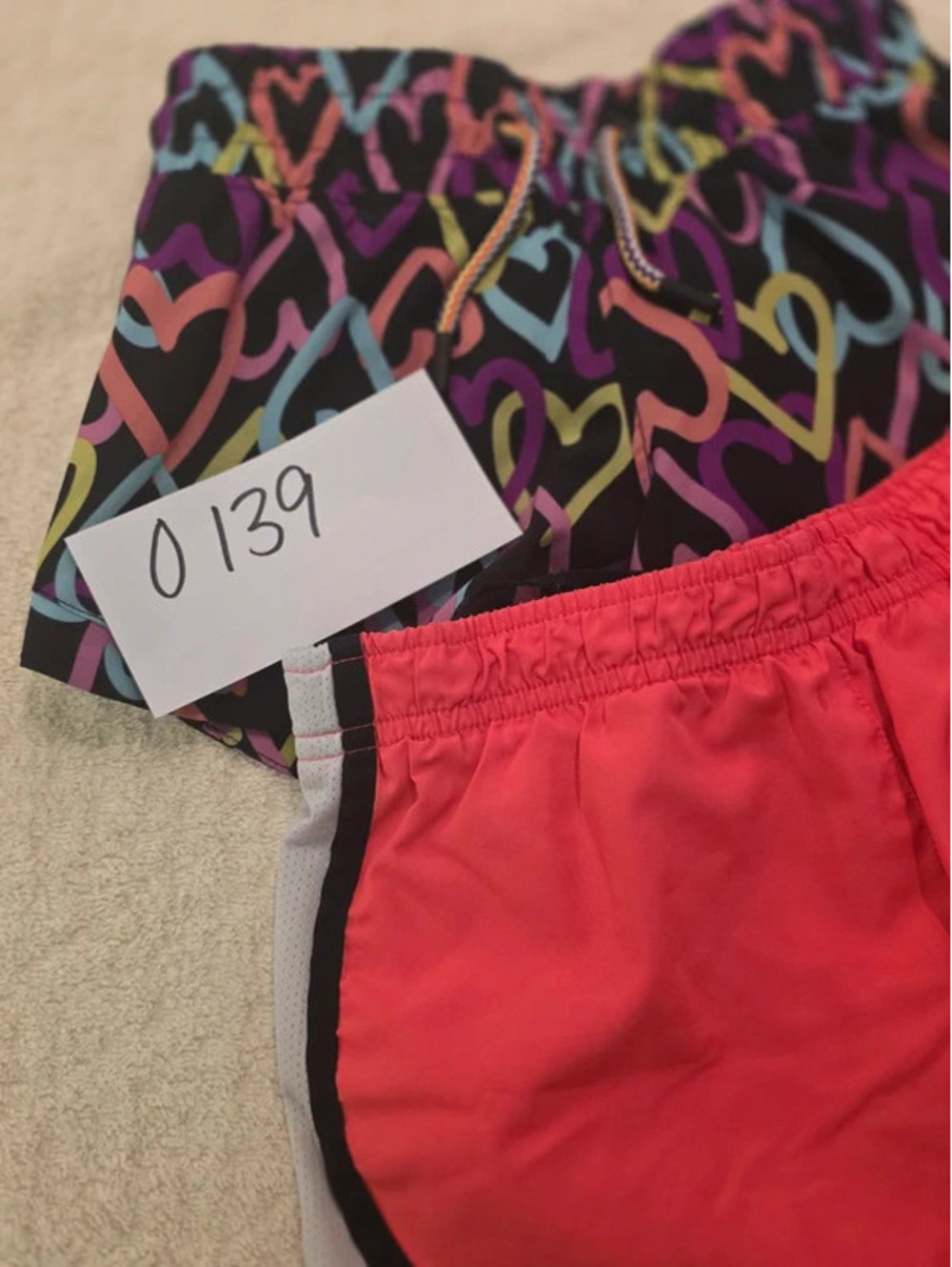 Girls size 6/7 Nike dri fit shorts 2 pairs
